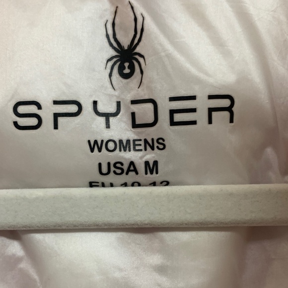 Spyder Red Quilted Jacket with White Accents - Picture 2 of 8